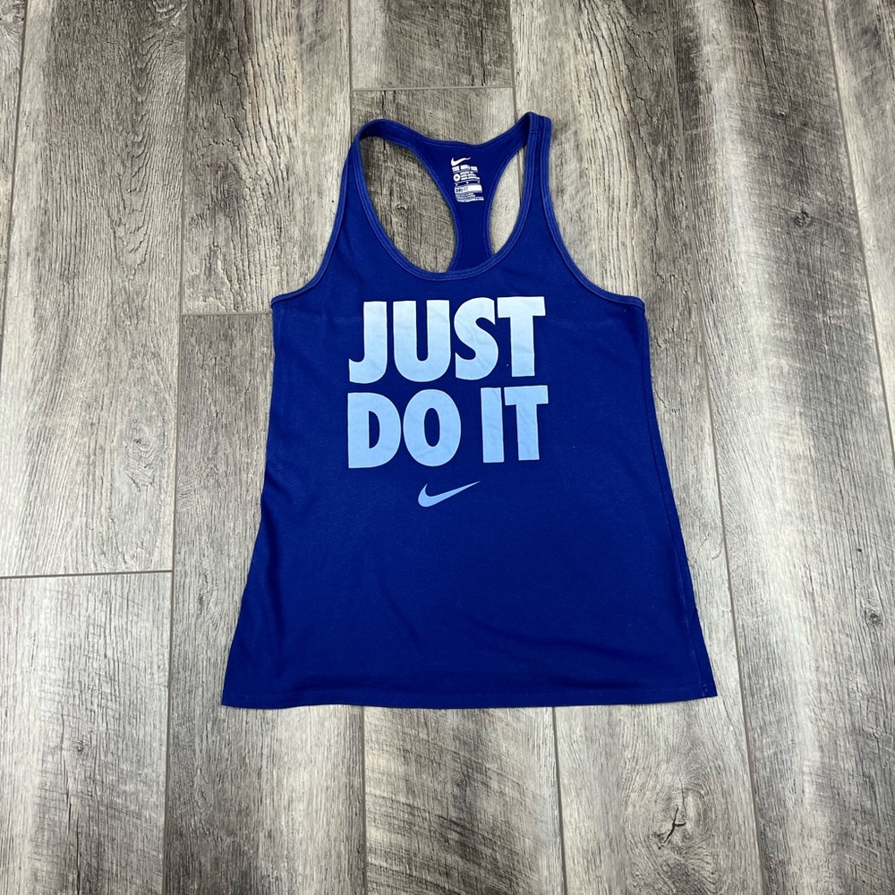 Nike Blue Just Do It Tank